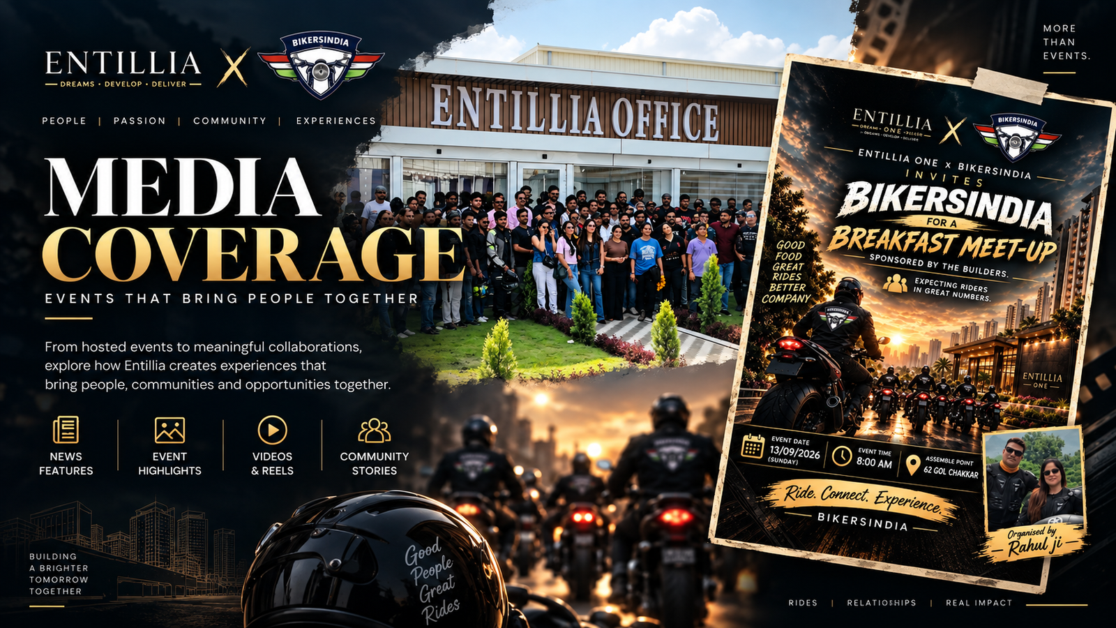 Entillia × BikersIndia: A Celebration of Community, Passion & Connection